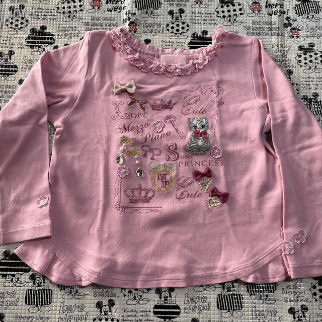 mezzo piano(メゾピアノ)のメゾピアノ　120 ２点セット キッズ/ベビー/マタニティのキッズ服女の子用(90cm~)(Tシャツ/カットソー)の商品写真