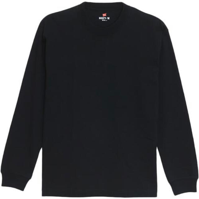 Hanes(ヘインズ)の【2枚セット】新品未使用 Hanes BEEFY LONG SLEEVE ロンT メンズのトップス(Tシャツ/カットソー(七分/長袖))の商品写真