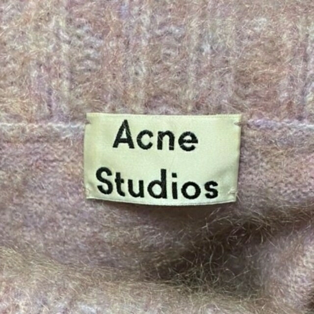 Acne Studios アクネストゥディオズ モヘアタートルニット ピンク