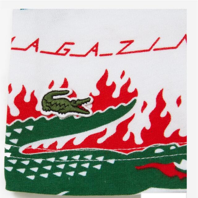 『Lacoste x Thrasher』オーバーサイズユニセックス Tシャツ