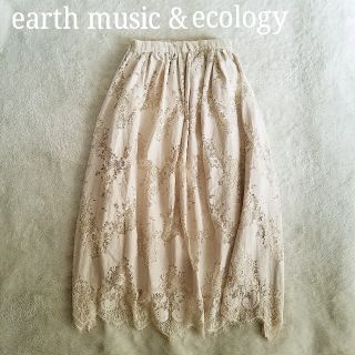 アースミュージックアンドエコロジー(earth music & ecology)の[ earth music & ecology ] lace skirt(ロングスカート)