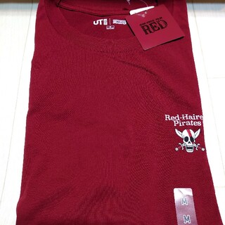 ユニクロ(UNIQLO)のワンピース FILM RED  ユニクロTシャツ Mサイズ(Tシャツ/カットソー(半袖/袖なし))