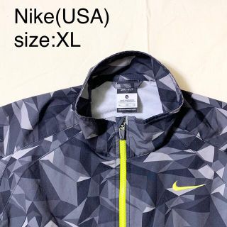 ナイキ(NIKE)のNike(USA)ビンテージ総柄アスレチックジャケット(ブルゾン)