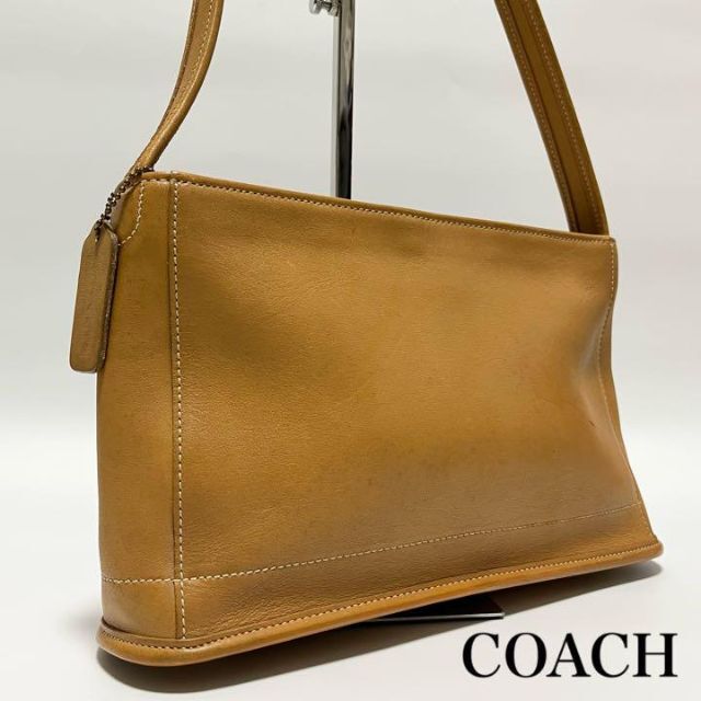 COACH - 【美品】オールドコーチ レザー ワンショルダー レア キャメル