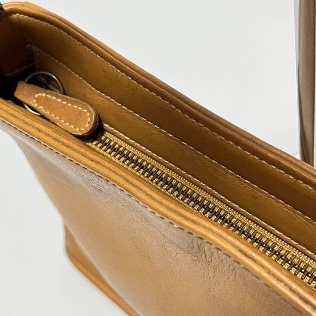 COACH - 【美品】オールドコーチ レザー ワンショルダー レア キャメル