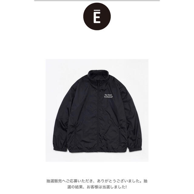 ENNOY PACKABLE NYLON JACKET C/#BLACK XL