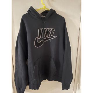 ナイキ(NIKE)のNIKE ナイキ パーカー　フーディー　黒　ブラック　nike 古着(パーカー)