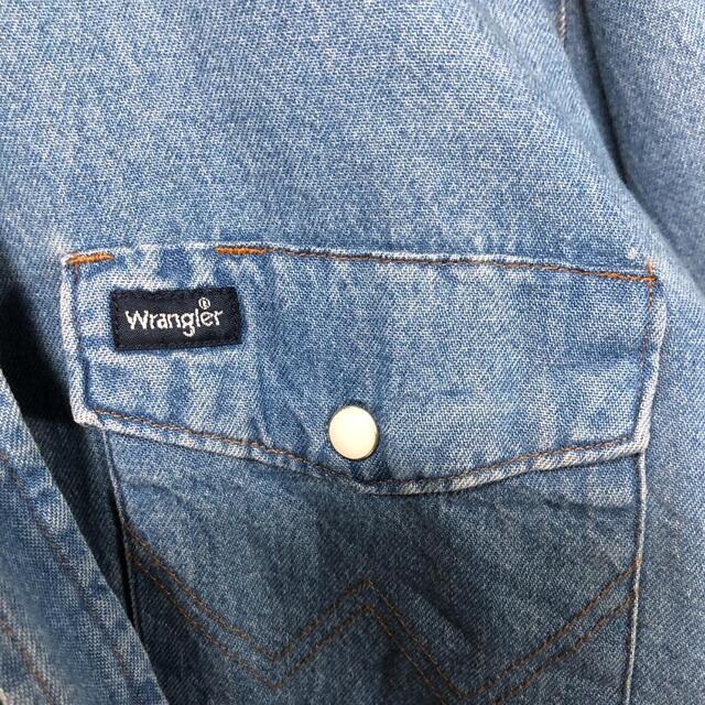 Wrangler(ラングラー)の『ビッグサイズ』90s 古着 ラングラー デニムシャツ XL メンズのトップス(シャツ)の商品写真