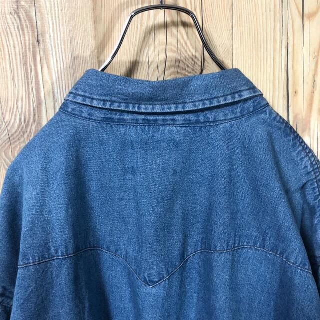 Wrangler(ラングラー)の『ビッグサイズ』90s 古着 ラングラー デニムシャツ XL メンズのトップス(シャツ)の商品写真