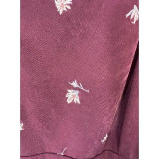 新品、未使用 Apuweiser-riche パフ袖刺繍ワンピース