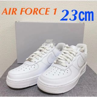 ナイキ(NIKE)の【新品】NIKE (ナイキ) エアフォース1 ホワイト 白 23㎝(スニーカー)