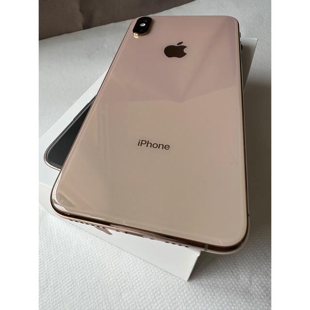 色移り有り iPhone xsmax 64GB ゴールド SIMロック解除済み
