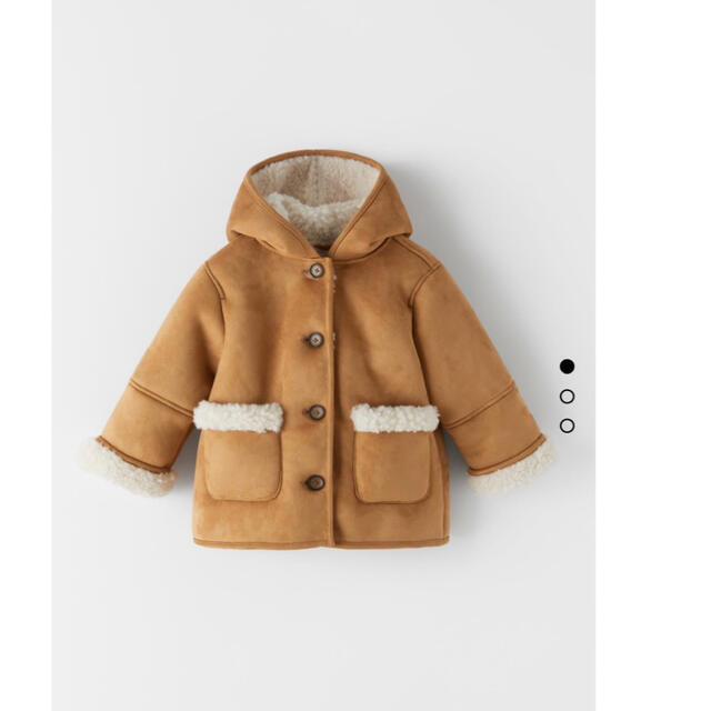 ZARA KIDS ZARA ボア コート 80 85 90 12m 18m 男の子 女の子 茶の通販 by haru｜ザラキッズならラクマ