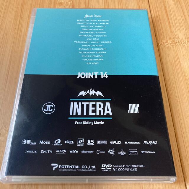 スノーボード　DVD JOINT 14 INTERA 青木玲さんサイン入