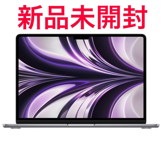 Mac (Apple) - 【新品】Apple MacBook Air スペースグレイ　MLXW3J/A