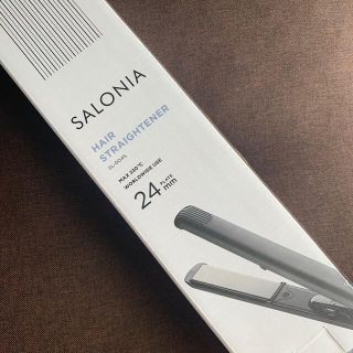 サロン(SALON)のSALONIA  ストレートアイロン　BASIC PLATE 24㎜(ヘアアイロン)