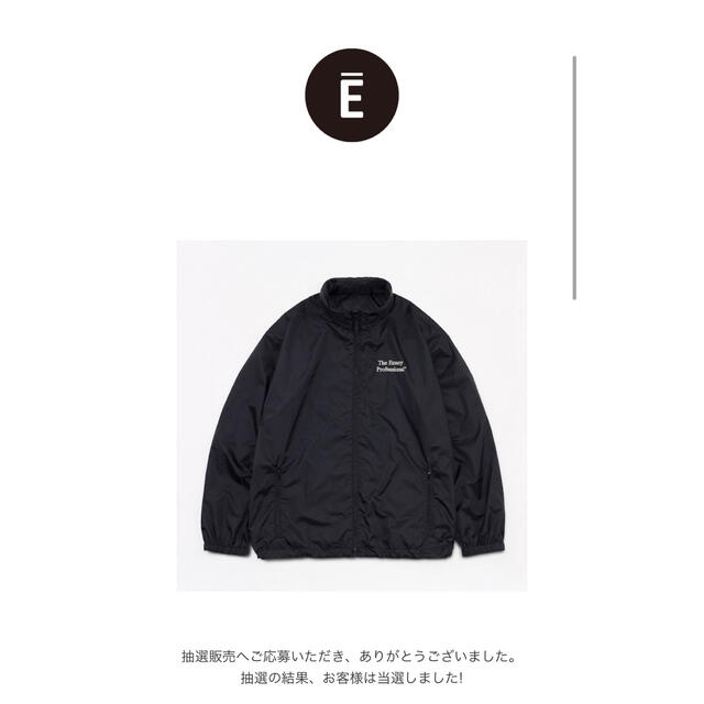 エンノイ ennoy PACKABLE NYLON JACKET  XLサイズナイロンジャケット