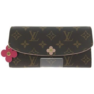 ルイヴィトン(LOUIS VUITTON)の▼▼LOUIS VUITTON モノグラム ボルトフォイユ.エミリー ローズバレリーヌ ホック難あり ジャンク品 M64202(財布)