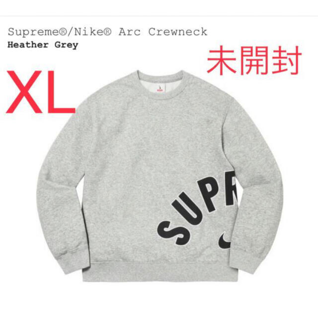 22ss Supreme Nike Arc Crewneck グレー