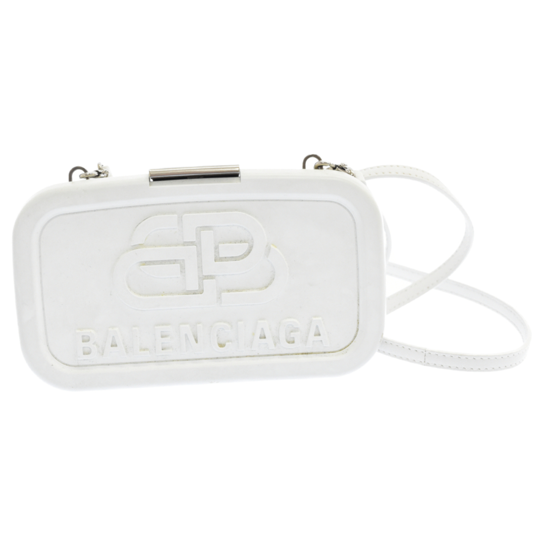 Balenciaga - BALENCIAGA バレンシアガ LUNCH BOX SMALL CLUTCH WITH STRAP ランチボックス ショルダーバッグ 2WAY クラッチバッグ
