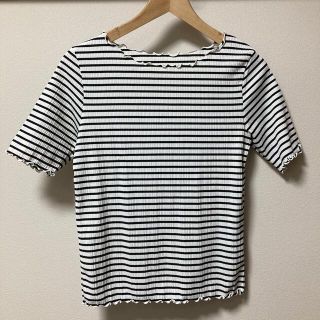 ヴィス(ViS)のボーダーTシャツ(Tシャツ(半袖/袖なし))