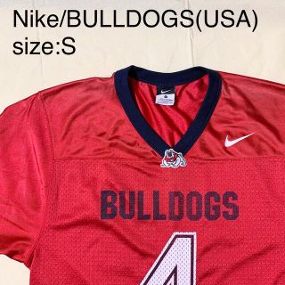 ナイキ(NIKE)のNike/BULLDOGS(USA)ビンテージアスレチックメッシュシャツ(Tシャツ/カットソー(半袖/袖なし))