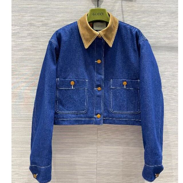今季一番 Gucci - Gucci22 秋冬新作レトロジャケット ブルゾン 超お買い得 【秋冬】GUCCI ジャケット テーラードジャケット