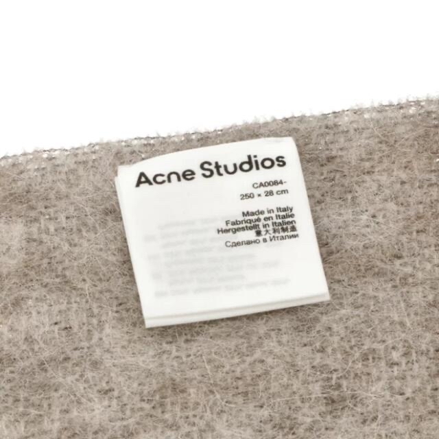 Acne Studios(アクネストゥディオズ)のacne チェック柄マフラー10/22まで レディースのファッション小物(マフラー/ショール)の商品写真