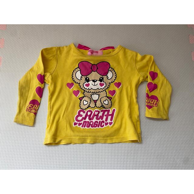 EARTHMAGIC(アースマジック)のEARTH MAGIC ロンT 90cm キッズ/ベビー/マタニティのキッズ服女の子用(90cm~)(Tシャツ/カットソー)の商品写真