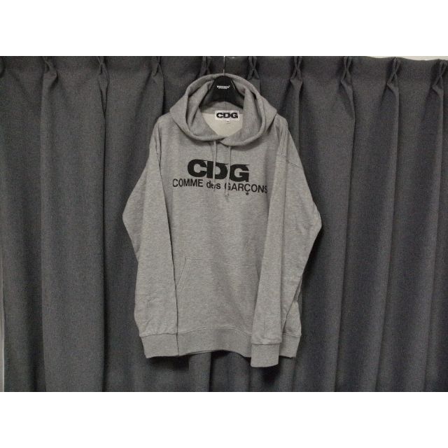 CDG スウェットパーカー コムデギャルソン XXL GRY comme desパーカー