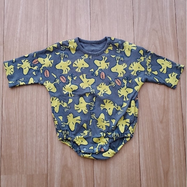 SNOOPY(スヌーピー)の赤ちゃん SNOOPY ロンパース長袖2枚組セット キッズ/ベビー/マタニティのベビー服(~85cm)(ロンパース)の商品写真