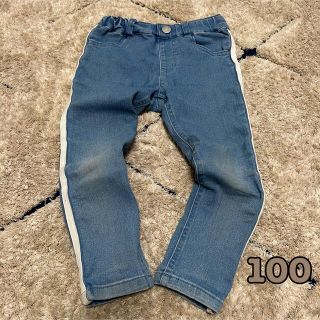 エムピーエス(MPS)のライン　デニム　100(パンツ/スパッツ)