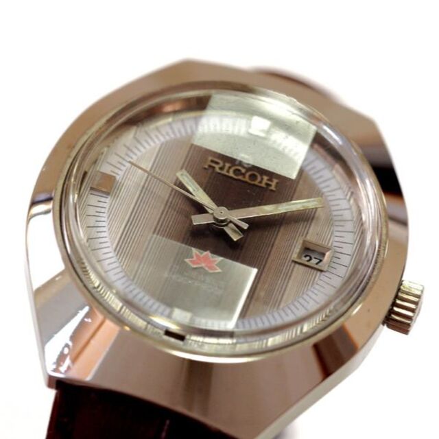 1970年代 未使用美品 リコー クリスタル 機械式 手巻き RICOH 腕時計
