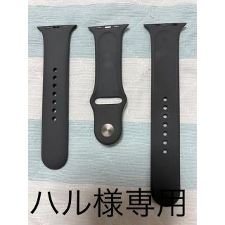 アップルウォッチ(Apple Watch)のApple Watch チタニウム ダークグレイ 42/44/45mm(ラバーベルト)