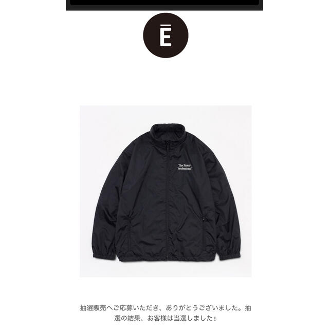 ENNOY エンノイ　PACKABLE NYLON JACKET XL