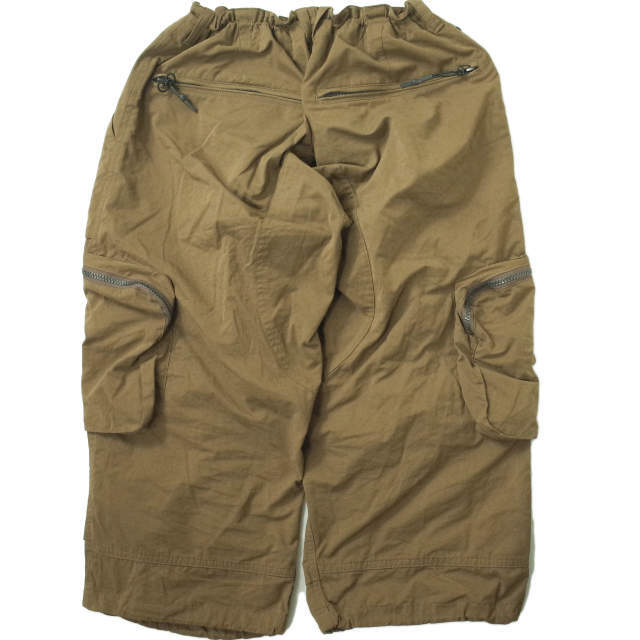 BAL - BAL バル RIPSTOP ZIP HEM CREW 3/4 CARGO PANT クロップド