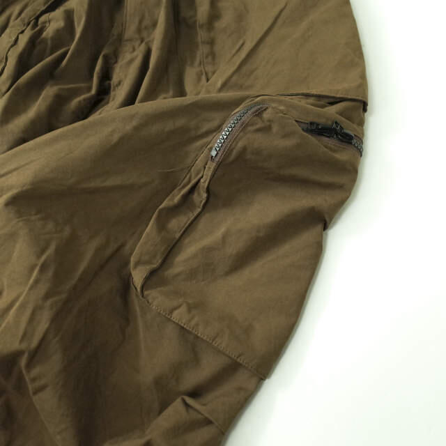 BAL(バル)のBAL バル RIPSTOP ZIP HEM CREW 3/4 CARGO PANT クロップドカーゴパンツ BAL-1961 XL CHOCOLATE ブラウン イージー ボトムス【中古】【BAL】 メンズのパンツ(ワークパンツ/カーゴパンツ)の商品写真