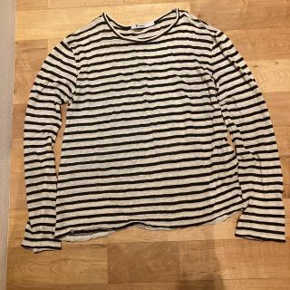 アレキサンダーワン(Alexander Wang)のtbyAlexanderwang ボーダーシアーt(カットソー(長袖/七分))