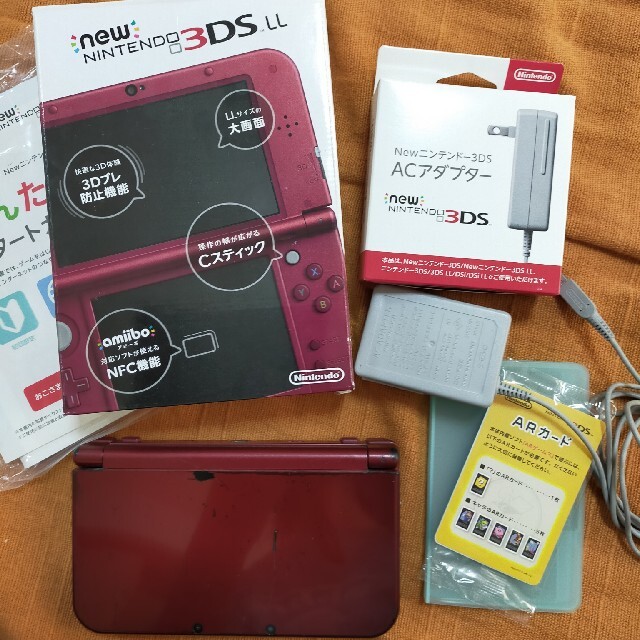 new nintendo 3dsll red-001ゲームソフト/ゲーム機本体