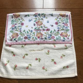 ローラアシュレイ(LAURA ASHLEY)のローラアシュレイとミントン　ハンドタオルセット(タオル/バス用品)