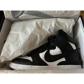 ナイキ(NIKE)のAMBUSH × NIKE DUNK HIGH black 26.0cm(スニーカー)