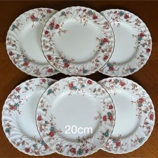 ミントン(MINTON)の【英国ビンテージ】ミントン★アンセストラル★デザート皿　6枚(食器)