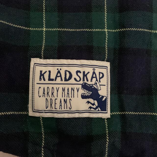 kladskap(クレードスコープ)のkladskap ワイシャツ　チェック柄　110 キッズ/ベビー/マタニティのキッズ服男の子用(90cm~)(Tシャツ/カットソー)の商品写真
