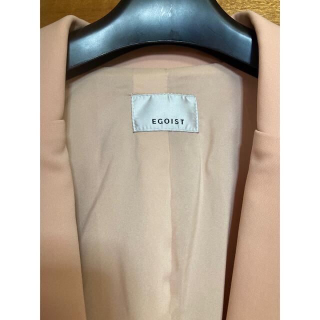 EGOIST(エゴイスト)のエゴイスト　EGOIST サイドポケット テーラードジャケット　ピンク レディースのジャケット/アウター(テーラードジャケット)の商品写真