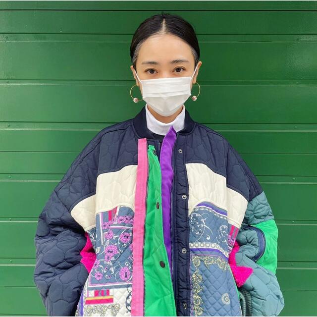 大人気新品 Elf sack 安達祐実ちゃん着用 オーバーブルゾン【タグ付き 大人気新品 Elf sack 安達祐実ちゃん着用 オーバーブルゾン【タグ付き