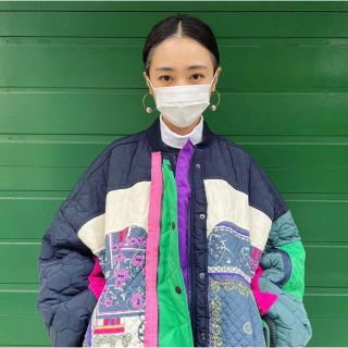 Elf sack 安達祐実ちゃん着用 オーバーブルゾン【タグ付き・試着 Elf sack 安達祐実ちゃん着用 オーバーブルゾン【タグ付き・試着
