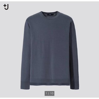 【新品】UNIQLO +J シルクコットンクルーネックセーター(長袖)  XL