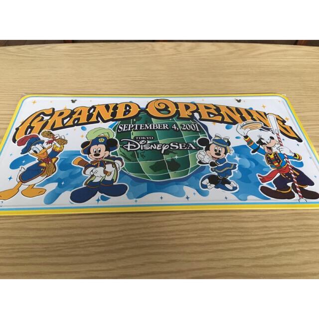 ディズニーシー オープニング ブリキプレート