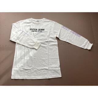 ジェニィ(JENNI)の新品　JENNI ジェニィ　長袖Tシャツ　カットソー　白　160サイズ　(Tシャツ/カットソー)