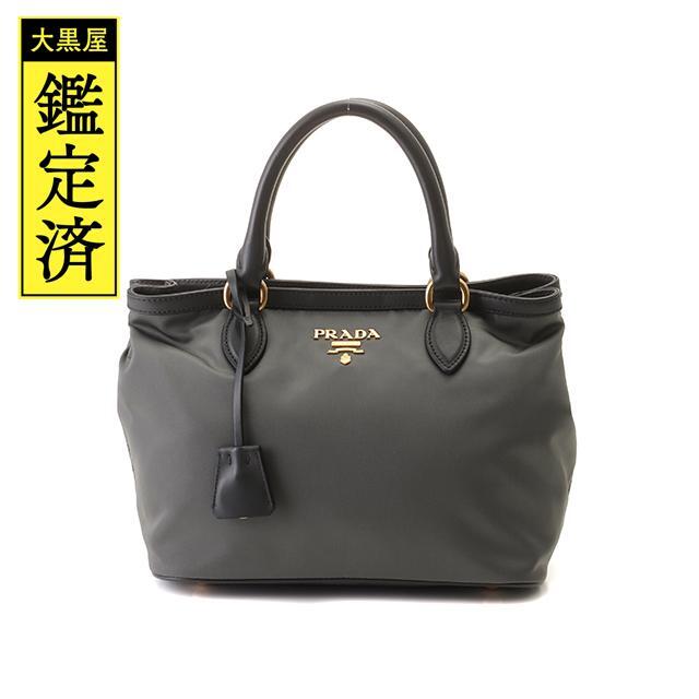 2極タイプ 極美品 PRADA プラダ 2way ショルダーバッグ トートバッグ